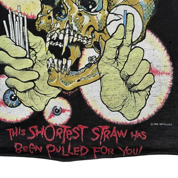 1988 metallic “shortest straw” vintage tee - Picture 2 of 3